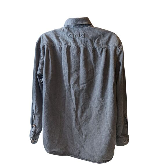 Duluth Trading Flannel Shirt Men Rugged Workwear Lumberjack Free Swingin 89328 - Picture 16 of 16